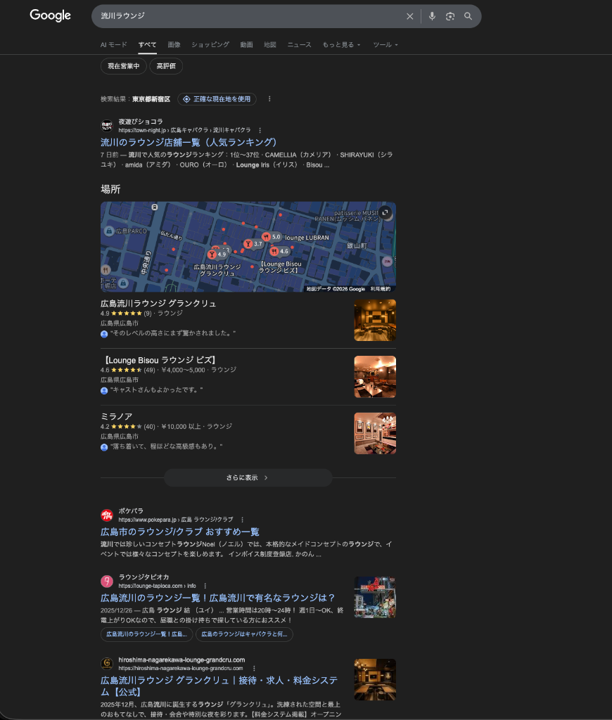 MEO Ranking Evidence